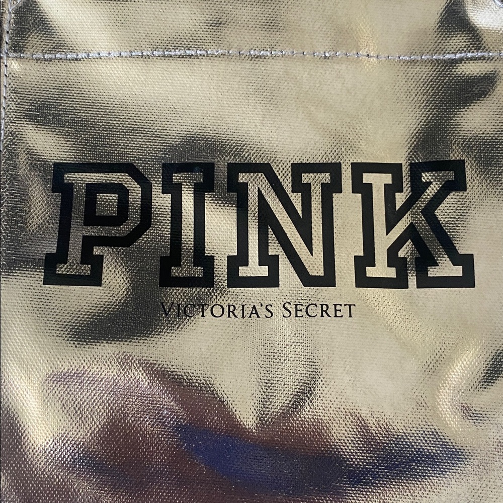 Victoria’s Secret PINK  Silver Tote Bag 

11”x10”x3”

NWOT - Picture 3 of 6
